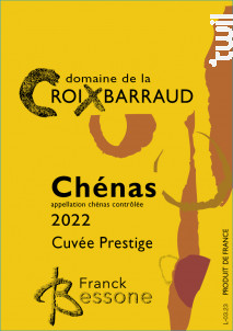 Domaine de la Croix Barraud Cuvée Prestige - Domaine du Granit - 2022 - Rouge