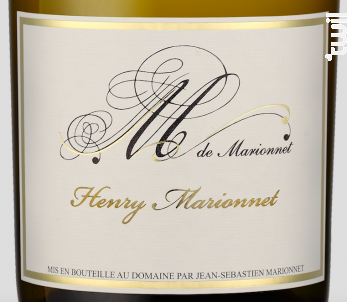 Cuvée M de Marionnet - Henry Marionnet - Domaine de La Charmoise - 2018 - Blanc