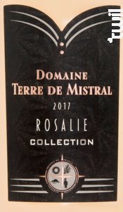 Rosalie Collection - Domaine Terre de Mistral - 2018 - Rosé