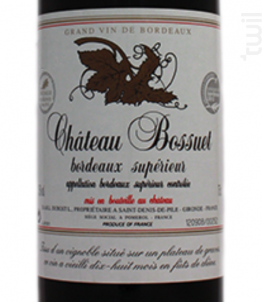 Château Bossuet - Château Bossuet - 1978 - Rouge