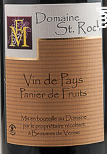 Panier de Fruits - Domaine Saint Roch - Non millésimé - Rouge