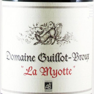 La Myotte - Domaine Guillot-Broux - 2017 - Rouge