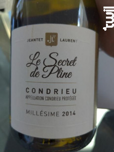 Le Secret de Pline - Antoon Jeantet-Laurent - 2015 - Blanc