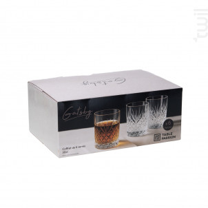 Boite De 6 Verres Gatsby - table passion -  - 