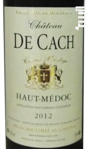 Château de Cach Cuvée Prestige - Château de Cach - 2012 - Rouge