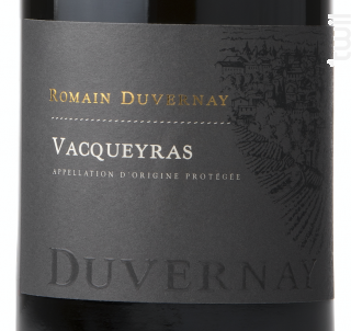 Vacqueyras - Romain Duvernay - 2015 - Rouge