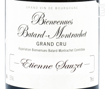 Bienvenue Bâtard Montrachet - Domaine Etienne Sauzet - 2013 - Blanc
