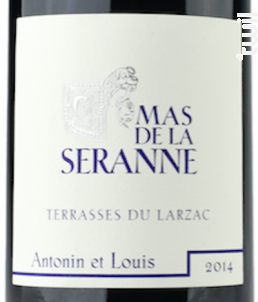 Antonin et Louis - Mas de la Seranne - 2018 - Rouge