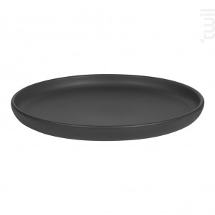 Assiette À Dessert Uno Noir 22 Cm lot De 6 - table passion -  - 