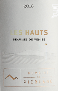 Les Hauts - Domaine de Piéblanc - 2016 - Rouge