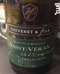 Saint-Véran Vieilles Vignes - Thevenet & Fils - 2017 - Blanc