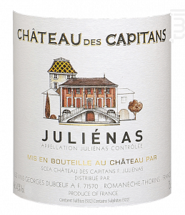 JULIENAS Château des Capitans - Domaine Duboeuf - 2021 - Rouge