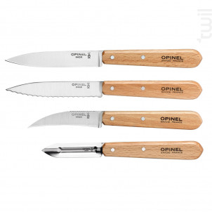 Boite De 4 Pièces Essentiels Vernis Naturel - opinel -  - 