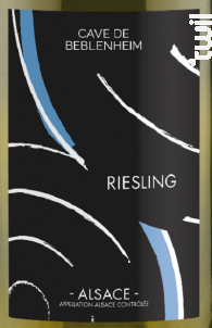 Riesling Sec - Cave de Beblenheim - 2024 - Blanc