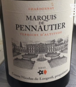 Marquis de Pennautier - Terroirs d'Altitude - Maison Lorgeril - 2023 - Blanc