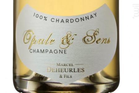 Opale & Sens - 100% Chardonnay - Champagne Marcel Deheurles et Fils - Non millésimé - Effervescent