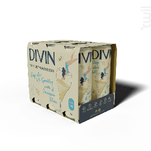 Divin Wine Seltzer - Pack De 6 Canettes - Divin - Non millésimé - Blanc