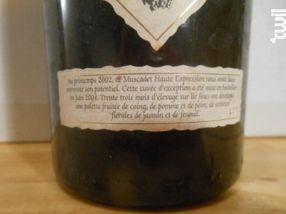 Muscadet - Les Frères Couillaud - 2001 - Blanc