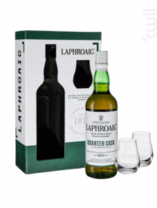Whisky Laphroaig Quarter Cask Scotch Coffret 2 Verres - Laphroaig - Non millésimé - 