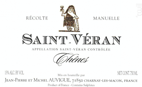Saint-Véran - Les Chênes - Domaine Auvigue - 2021 - Blanc