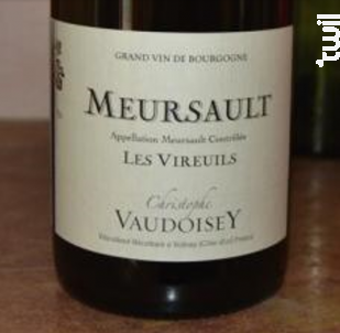 Meursault Vireuils - Christophe Vaudoisey - 2016 - Blanc