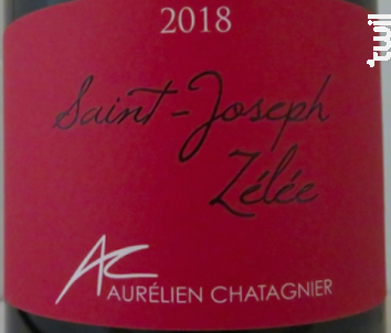 Saint Joseph - Domaine Aurélien Chatagnier - 2018 - Rouge