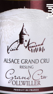 Alsace Grand Cru Ollwiller Riesling 2017 - La Cave du Vieil Armand - 2017 - Blanc