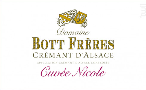 Crémant Cuvée Nicole - DOMAINE BOTT FRERES - Non millésimé - Effervescent