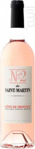 Le N°2 de Saint Martin - Château de Saint-Martin - 2023 - Rosé