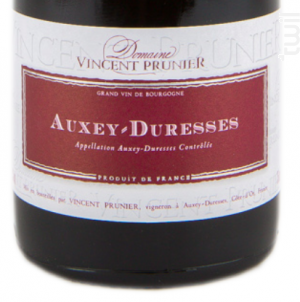 Auxey-Duresses - Domaine Vincent Prunier - 2014 - Rouge