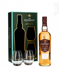 Whisky Glen Grant 12 Ans - Coffret 2 Verres - Glen Grant - Non millésimé - 