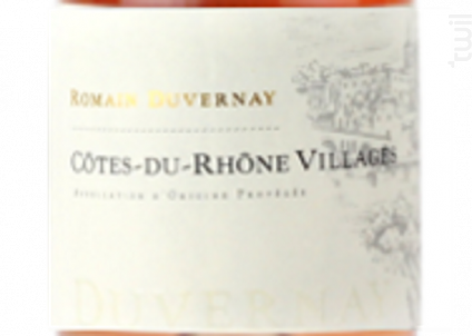 Côtes-du-Rhône-Villages - Romain Duvernay - 2019 - Rosé