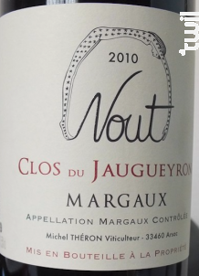 Nout - Clos du Jaugueyron - 2012 - Rouge