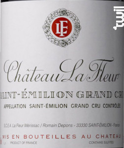 Château La Fleur - Château La Fleur (St Emilion) - 2016 - Rouge