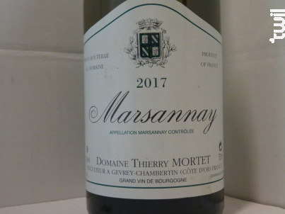 Marsannay - Domaine Thierry Mortet - 2017 - Blanc