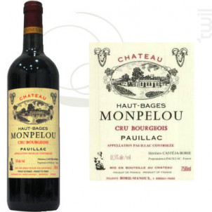Château Haut-Bages Monpelou - Château Haut-Bages Monpelou - 2012 - Rouge