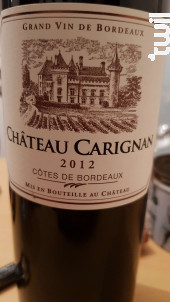 Château Carignan - Château Carignan - 1999 - Rouge