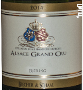 Grand Cru Rosacker - Riesling - Biecher & Schaal - 2011 - Blanc