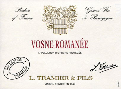 Vosne Romanée - Maison L. Tramier et Fils - 2013 - Rouge