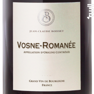 Vosne-Romanée - Jean-Claude Boisset - 2019 - Rouge