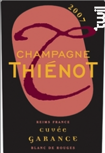 Thiénot - Cuvée Garance Millésimé - Champagne Thiénot - 2010 - Effervescent
