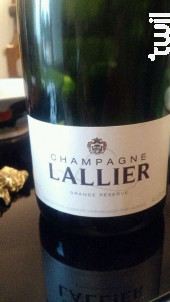Lallier Grande Réserve Grand Cru - Champagne Lallier - Non millésimé - Effervescent