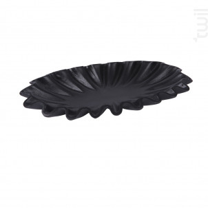 Coupe Ovale Rosalie Noir 41x25x5 Cm - table passion -  - 