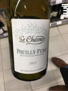 Le Chasnoy - CAVE DE POUILLY SUR LOIRE - 2017 - Blanc