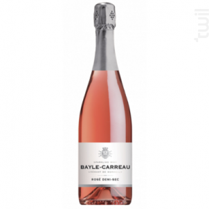 Crémant rosé demi-sec - Vignobles Bayle-Carreau - Non millésimé - Effervescent