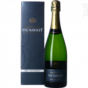 Champagne Henriot Brut Souverain + Etui - Champagne Henriot - Non millésimé - Effervescent