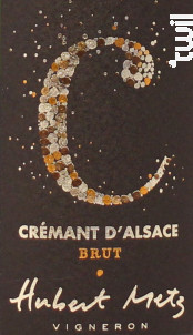 Crémant d'Alsace - Domaine Hubert Metz - 2016 - Effervescent