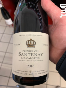 Santenay Les Cabottes Vieilles Vignes - Les Frères Muzard - 2017 - Rouge