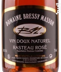 Vin Doux Naturel Rasteau Rosé - Domaine Bressy-Masson - 2015 - Rosé