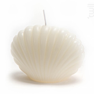 Bougie Coquillage Crème lot De 8 - Amadeus -  - 